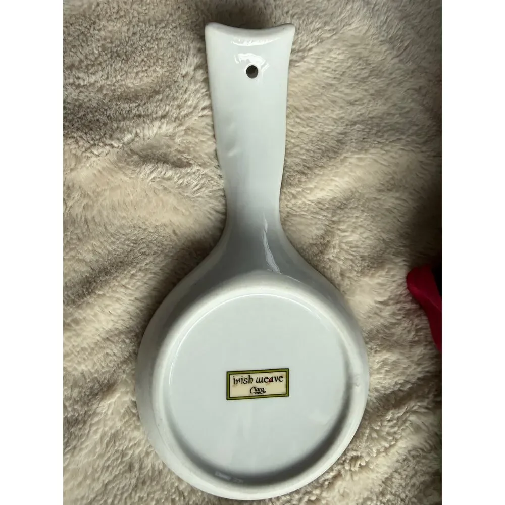 Irish Weave Spoon Rest Cereamic